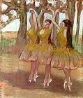 Edgar Degas Canvas Paintings - A Grecian Dance